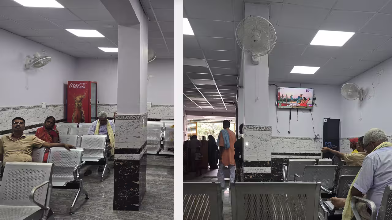Comfortable Waiting Area at Yasko Dental Hospital